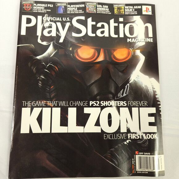 2004 Official US Playstation Magazine Lot 5 (3 with Demo Discs) Killzone Sly 2 - Picture 8 of 9